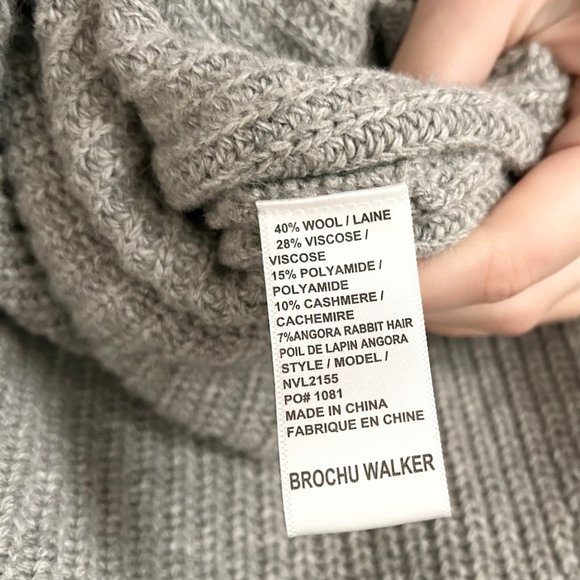 Brochu Walker Bree Wrap Turtleneck Sweater - Picture 8 of 8